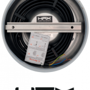 Reflector HAX para sobre poner bisel de acero inoxidable 12W 12V blanco cálido 903 LM