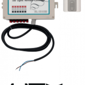 Caja de control para iluminación HAX con control remoto 100W 12V