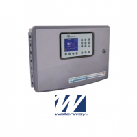 Equipo de automatización Oasis Waterway Wifi 2 cuerpos de agua (alberca/spa) 6 reelevadores, sensor de temperatura de agua, solar y aire